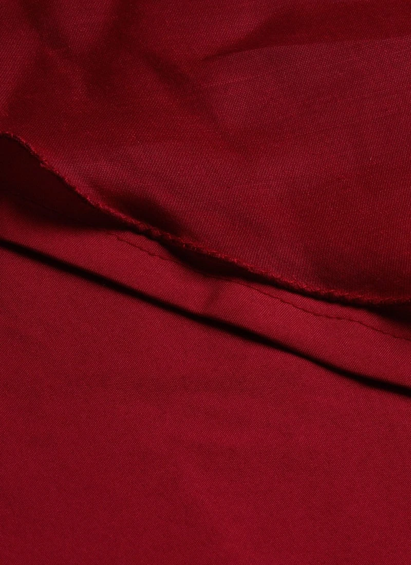 Beige Brocade N Maroon Satin Layered Gown Festive Wear 10 Beige Brocade N Maroon Satin Layered Gown Festive Wear - Image 8