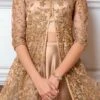 Beige Net Anarkali Suit Party Wear Party Wear -ZariGrace Shop Beige Net Anarkali Suit Party Wear SLSAJ25744626 l