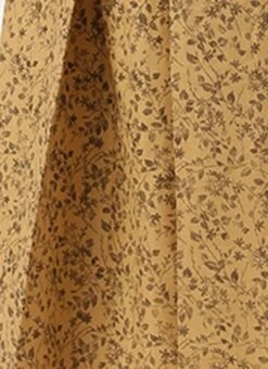 Beige Printed Rayon Calf Length Dress Work Wear -ZariGrace Shop Beige Printed Rayon Calf Length Dress DRBS02106444 rrc3