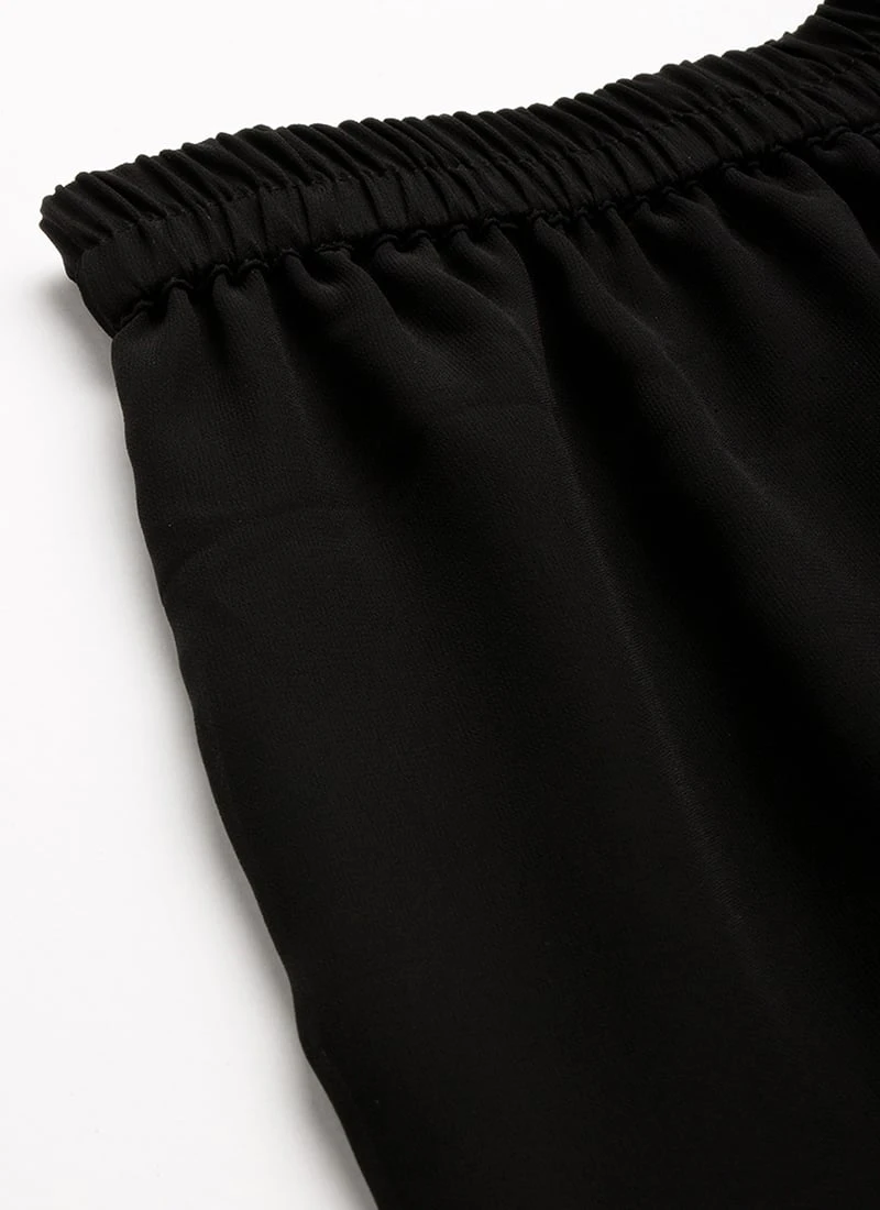 Dupatta From Black Chinon Embroidered N Sequins Gharara Set After Six Wear 9 Dupatta From Black Chinon Embroidered N Sequins Gharara Set After Six Wear - Image 7