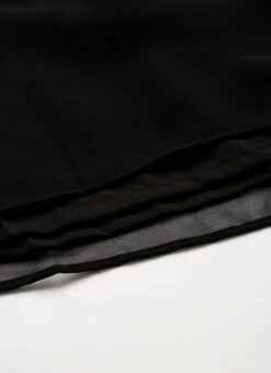 Bottom From Black Chinon Embroidered N Sequins Gharara Set After Six Wear -ZariGrace Shop Black Chinon Embroidered N Sequins Gharara Set SLBS02209627 rrc4 3