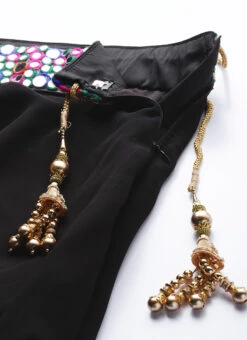 Black Closed Neck Lehenga Festive Wear -ZariGrace Shop Black Closed Neck Custom Made Lehenga GHBS01911786 rrc2