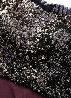 Black Embroidered Off Shoulder Gown Party Wear -ZariGrace Shop Black Embroidered Off Shoulder Gown IWBS02008792 rrc1