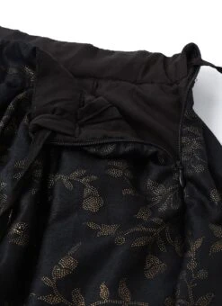 Black Foil Printed Rayon Skirt Festive Wear 14 Black Foil Printed Rayon Skirt Festive Wear -ZariGrace Shop Black Foil Printed Rayon Skirt WBBS02307586 rrc1