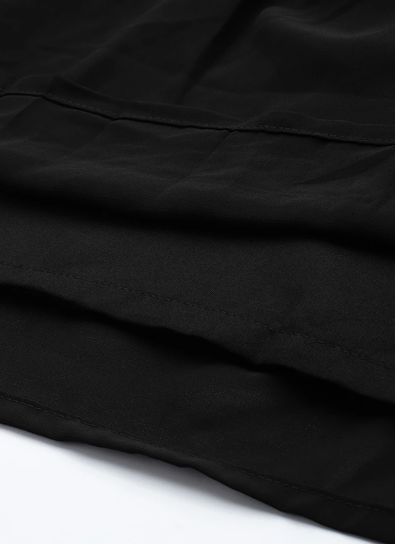 Black Foli Print Georgette Kurti Set Festive Wear 10 Black Foli Print Georgette Kurti Set Festive Wear - Image 8