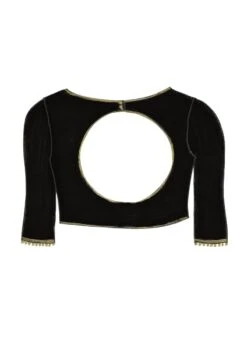 Black Georgette Blouse After Six Wear -ZariGrace Shop Black Georgette Blouse BLBS1709004C b