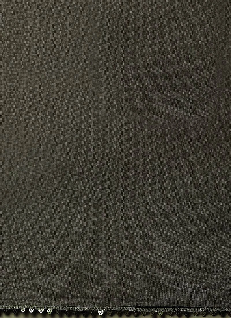 Black Georgette Embroidered Lehenga Set Festive Wear 9 Black Georgette Embroidered Lehenga Set Festive Wear - Image 7