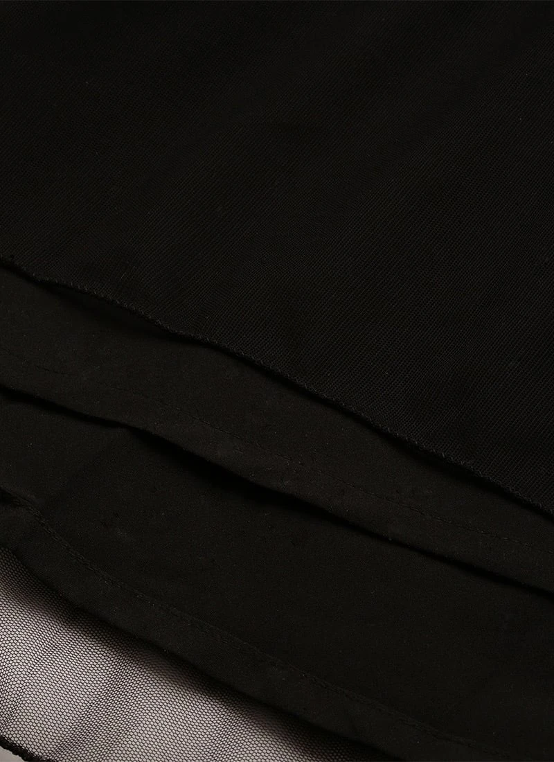 Black Georgette Embroidered Lehenga Set Festive Wear 10 Black Georgette Embroidered Lehenga Set Festive Wear - Image 8