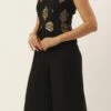 Black Georgette Sequins Jumpsuit Festive Wear 2 Black Georgette Sequins Jumpsuit Festive Wear -ZariGrace Shop Black Georgette Sequins Jumpsuit DRBS02306303 l