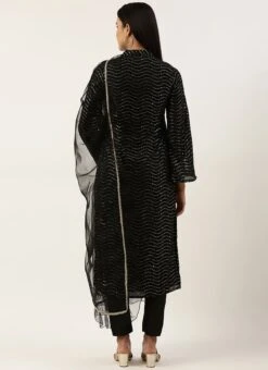 Top From Black Georgette Sequins Narrow Straight Pant Suit After Six Wear 13 Top From Black Georgette Sequins Narrow Straight Pant Suit After Six Wear -ZariGrace Shop Black Georgette Sequins Narrow Straight Pant Suit SLBS02211248 b 1