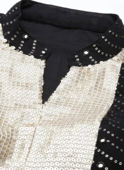 Bottom From Black Georgette Sequins Narrow Straight Pant Suit After Six Wear 14 Bottom From Black Georgette Sequins Narrow Straight Pant Suit After Six Wear -ZariGrace Shop Black Georgette Sequins Narrow Straight Pant Suit SLBS02211248 rrc1