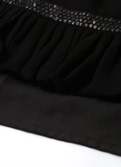 Black Georgette Top Work Wear 16 Black Georgette Top Work Wear -ZariGrace Shop Black Georgette Top KRBS02307699 rrc3