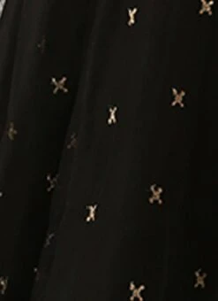 Black Net Embroidered Midi Dress Festive Wear 17 Black Net Embroidered Midi Dress Festive Wear -ZariGrace Shop Black Net Embroidered Midi Dress DRBS02206215 rrc4