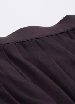 Black Printed Rayon Pleated Skirt Festive Wear 12 Black Printed Rayon Pleated Skirt Festive Wear -ZariGrace Shop Black Printed Rayon Pleated Skirt WBBS02012678 rrc1