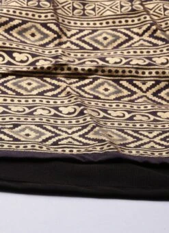 Black Printed Rayon Pleated Skirt Festive Wear 13 Black Printed Rayon Pleated Skirt Festive Wear -ZariGrace Shop Black Printed Rayon Pleated Skirt WBBS02012678 rrc2