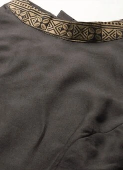 Black Rayon Ankle Length Dress After Six Wear 16 Black Rayon Ankle Length Dress After Six Wear -ZariGrace Shop Black Rayon Ankle Length Dress DRBS02108639 rrc3