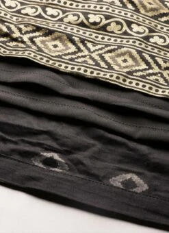 Black Rayon Ankle Length Dress After Six Wear 17 Black Rayon Ankle Length Dress After Six Wear -ZariGrace Shop Black Rayon Ankle Length Dress DRBS02108639 rrc4