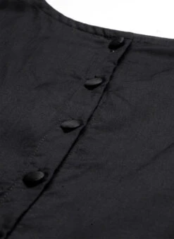 Black Modal Ankle Length Dress After Six Wear -ZariGrace Shop Black TENCEL Modal Ankle Length Dress IWBS02001279 rrc2