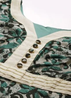 Blue Art Silk Digital Printed Dress Festive Wear -ZariGrace Shop Blue Art Silk Digital Printed Dress DRBS02210908 rrc1