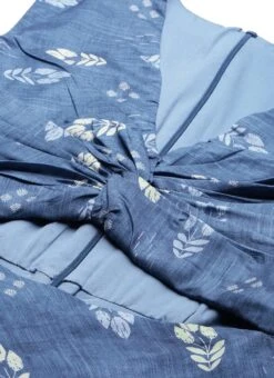 Blue Art Silk Digital Printed Dress After Six Wear -ZariGrace Shop Blue Art Silk Digital Printed Dress DRBS02210956 rrc1
