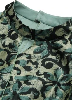 Blue Art Silk Digital Printed Halter Neck Dress Festive Wear -ZariGrace Shop Blue Art Silk Digital Printed Halter Neck Dress DRBS02210995 rrc1