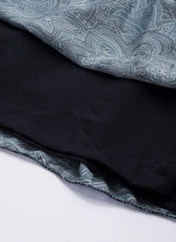 Blue Chinon Digital Printed Layered Gown Party Wear -ZariGrace Shop Blue Chinon Digital Printed Layered Gown IWBS02307660 rrc4