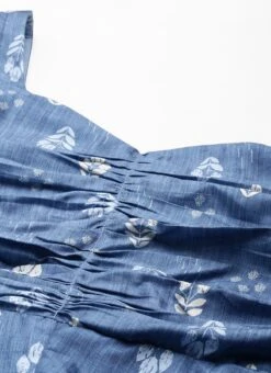 Blue Digital Printed Jacket Style Jumpsuit Festive Wear -ZariGrace Shop Blue Digital Printed Jacket Style Jumpsuit DRBS02212636 rrc1