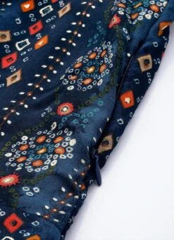 Blue Digital Printed Maxi Dress Party Wear -ZariGrace Shop Blue Digital Printed Maxi Dress DRBS02110966 rrc2