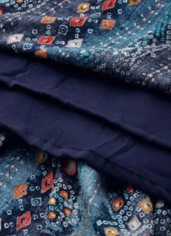 Blue Digital Printed Maxi Dress Party Wear -ZariGrace Shop Blue Digital Printed Maxi Dress DRBS02110966 rrc3