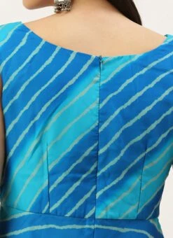 Blue Digital Printed Maxi Dress After Six Wear -ZariGrace Shop Blue Digital Printed Maxi Dress DRBS02205896 rrc3 1