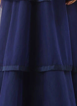 Blue Embroidered Bridal Layered Gown Party Wear -ZariGrace Shop Blue Embroidered Bridal Layered Gown IWBS02007405 rrc4