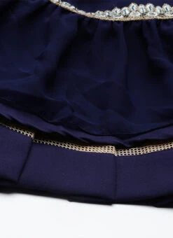 Blue Embroidered Kali Gown Party Wear -ZariGrace Shop Blue Embroidered Kali Gown IWBS02202359 rrc4