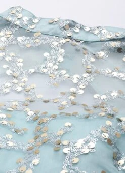 Blue Embroidered Layered Style Bridal Gown Wedding Wear -ZariGrace Shop Blue Embroidered Layered Style Bridal Gown IWBS02008734 rrc1