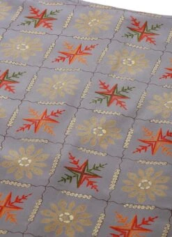 Blue Foil Printed Kurta N Straight Pant Set Festive Wear -ZariGrace Shop Blue Foil Printed Kurta N Straight Pant Set KSBS02111149 rrc1