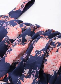 Blue Georgette Digital Printed Dress Party Wear 14 Blue Georgette Digital Printed Dress Party Wear -ZariGrace Shop Blue Georgette Digital Printed Dress DRBS02302298 rrc1