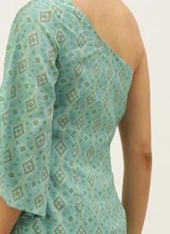 Blue Modal Satin Dress After Six Wear -ZariGrace Shop Blue Modal Satin Dress DRBS02206246 rrc2