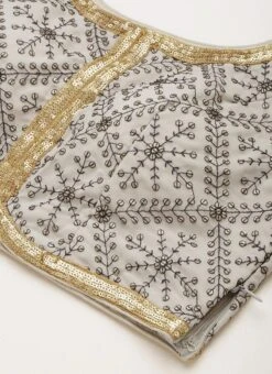 Blue N Grey Sequence Embroidered Lehenga Set Festive Wear -ZariGrace Shop Blue N Grey Sequence Embroidered Lehenga Set GHBS02207309 rrc1