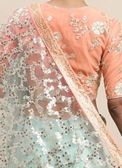 Blue N Mauve Low V Neck Saree Wedding Wear 15 Blue N Mauve Low V Neck Saree Wedding Wear -ZariGrace Shop Blue N Mauve Low V Neck Saree SABS02007393 rrc2