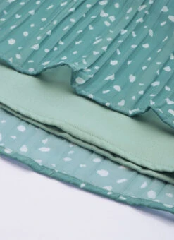 Bottom From Blue N White Printed Pleated Georgette Co-ords After Six Wear -ZariGrace Shop Blue N White Printed Pleated Georgette Co ords IWBS02211100 rrc4