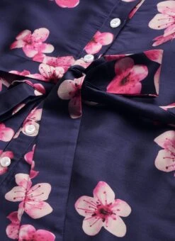 Blue Printed Art Silk Shirt Dress After Six Wear 14 Blue Printed Art Silk Shirt Dress After Six Wear -ZariGrace Shop Blue Printed Art Silk Shirt Dress DRBS02205850 rrc1