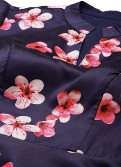 Blue Printed N Mauve Georgette Anarkali Suit Festive Wear -ZariGrace Shop Blue Printed N Mauve Georgette Anarkali Suit SLBS02202322 rrc1