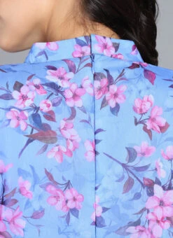 Ethnovog Blue Wide Leg Pant Suit After Six Wear -ZariGrace Shop Bollywood Vogue Blue Customised Wide Leg Pant Suit IWBV01906410 rrc3