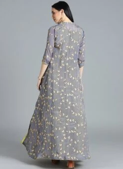 Ethnovog Crop Top N Skirt Party Wear -ZariGrace Shop Bollywood Vogue Customised Crop Top N Skirt IWBV01904098 b