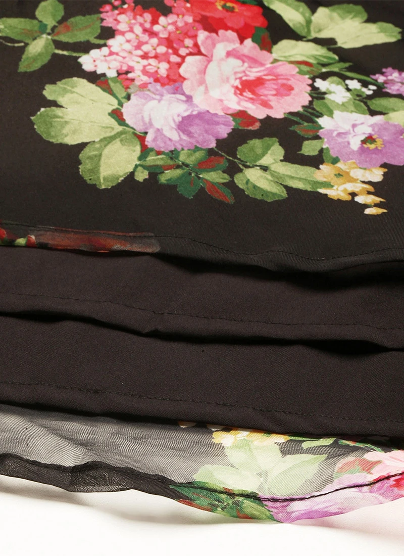 Ethnovog Ruffle Style Black Anarkali Suit Party Wear 9 Ethnovog Ruffle Style Black Anarkali Suit Party Wear - Image 7