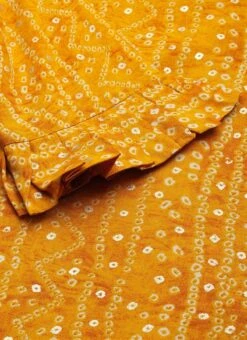 Burgundy Georgette N Yellow Printed Viscose Gown After Six Wear Festive Wear -ZariGrace Shop Burgundy Georgette N Yellow Printed Viscose Gown KSBS02110965 rrc2