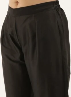 Collar Neck Multicoloured Straight Pant Kurta Set After Six Wear -ZariGrace Shop Collar Neck Multicoloured Straight Pant Kurta Set KSBS02001398 rrc2