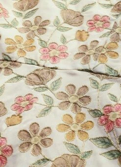 Cream Embroidered Kurta N Wide Leg Pant Festive Wear -ZariGrace Shop Cream Embroidered Kurta N Wide Leg Pant KSBS01911761 rrc1