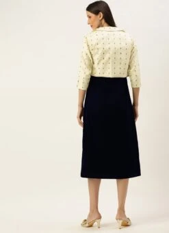 Cream Jacquard Jacket N Velvet Dress After Six Wear 13 Cream Jacquard Jacket N Velvet Dress After Six Wear -ZariGrace Shop Cream Jacquard Jacket N Velvet Dress DRBS02205848 b