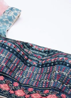 Skirt From Cream N Blue Printed Chinon Skirt Set After Six Wear -ZariGrace Shop Cream N Blue Printed Chinon Skirt Set IWBS02301022 rrc1