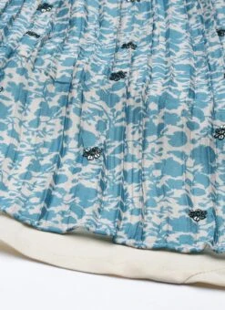 Skirt From Cream N Blue Printed Chinon Skirt Set After Six Wear -ZariGrace Shop Cream N Blue Printed Chinon Skirt Set IWBS02301022 rrc4